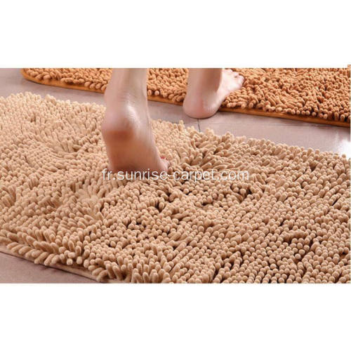 Tapis de bain en moquette Chenille